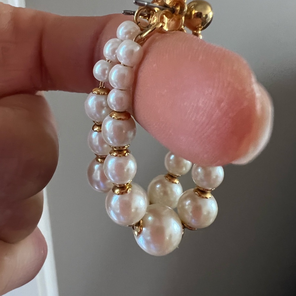 Vintage pearl earrings
